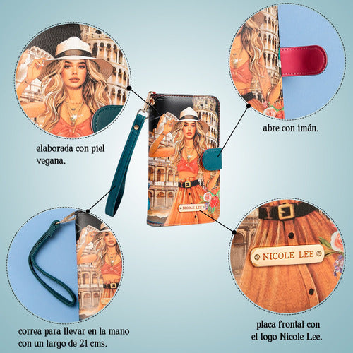 Cartera de Mano Estilo Italiano - Nicole Lee