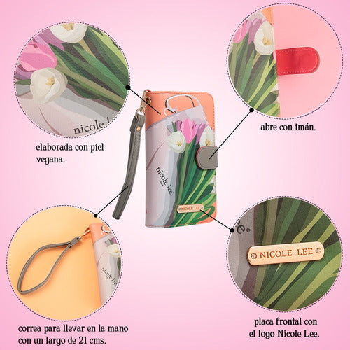 Cartera de Mano Estilo Italiano - Nicole Lee