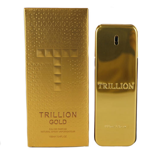 Trillion Gold – Eau de Parfum para Hombre (100 ml) (Inspirada en la icónica fragancia 1 Million de Paco Rabanne  )