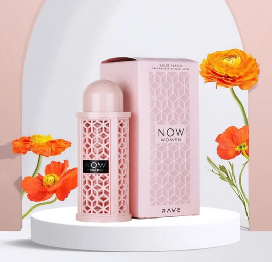 Rave Now Women – Eau de Parfum 100 ml – Lattafa (Inspirado en Burberry Her Elixir)