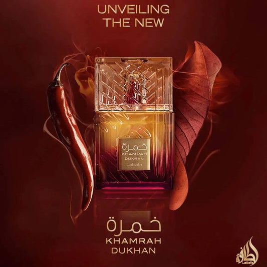 Khamrah Dukhan Eau De Parfum Spray 100ML (3.4 OZ) By Lattafa
