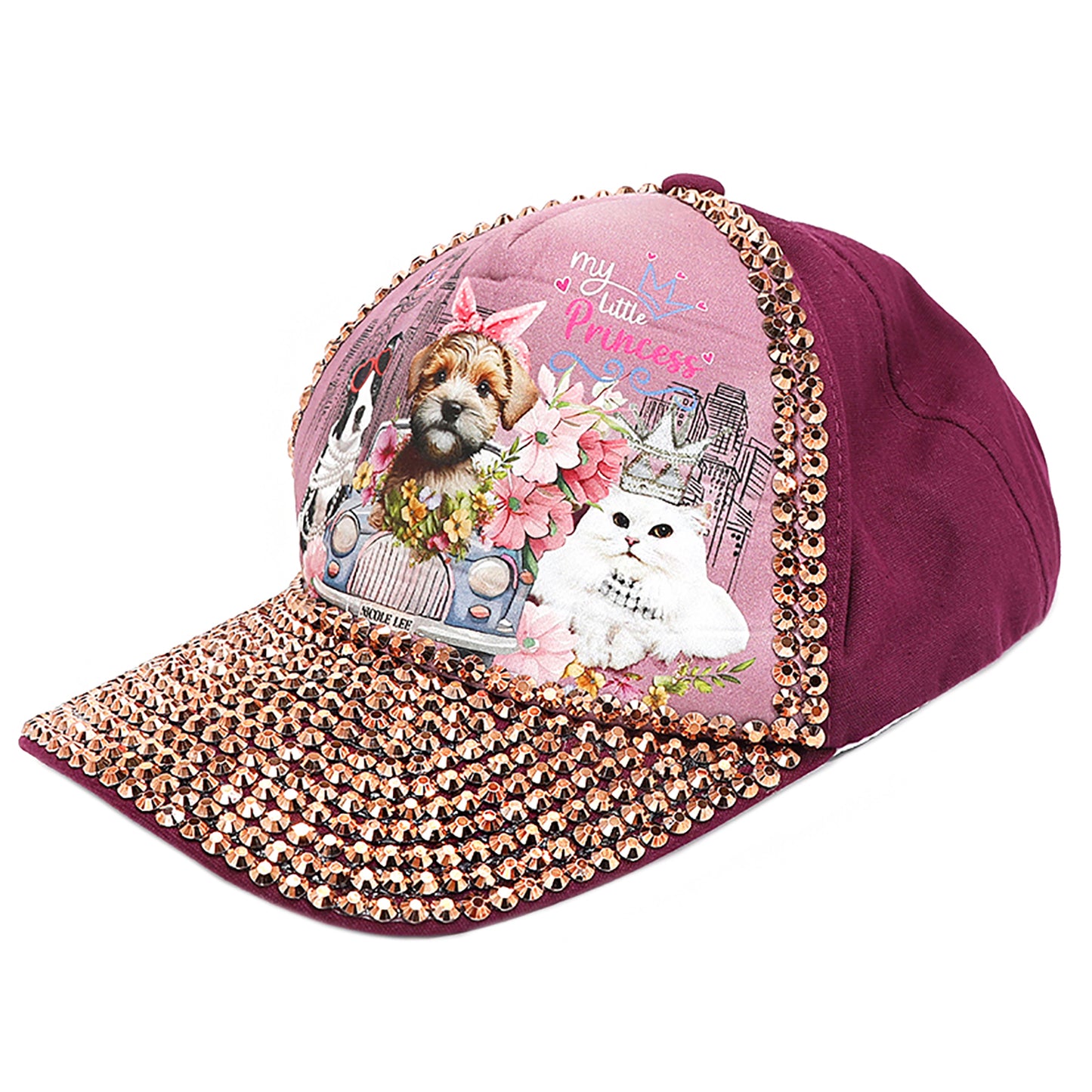 Nicole Lee RHINESTONE FASHION CAP