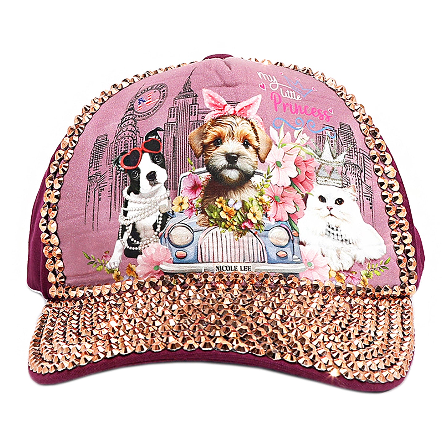 Nicole Lee RHINESTONE FASHION CAP