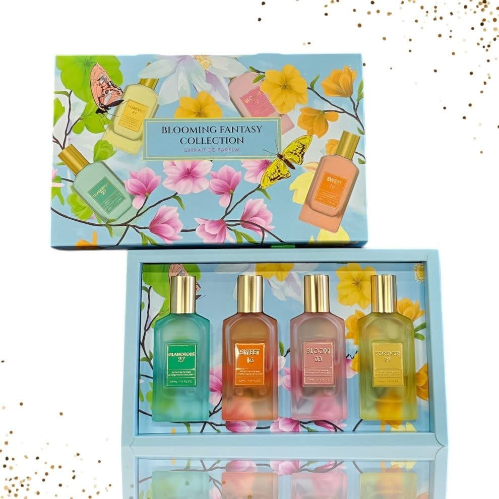 Blooming Fantasy Collection – Extrait de Parfum (Set de 4 Fragancias)
