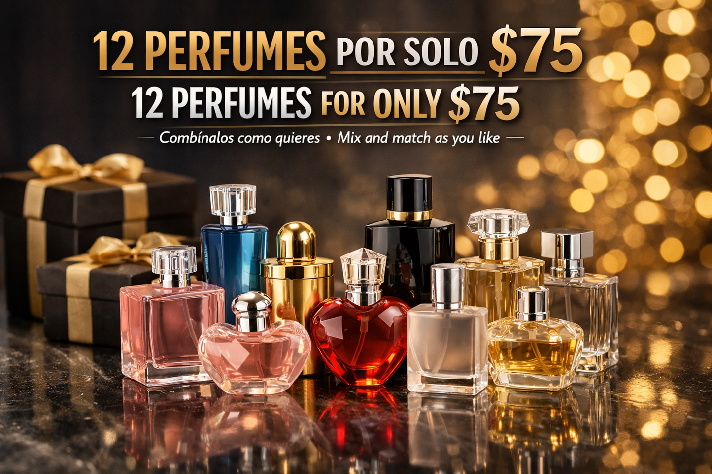 🚨 LIMITED PROMO 🚨
12 perfumes for $75